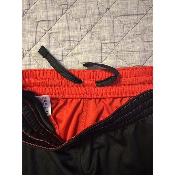 Nike Dri Fit Basketball Shorts Mens XL Red Black White Athletic Mesh Sportswear - Picture 7 of 10